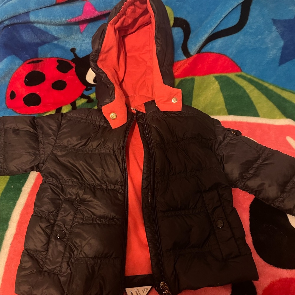 Navy blue moncler jacket